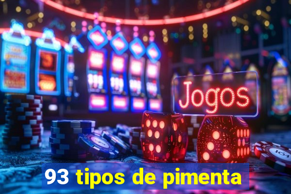 93 tipos de pimenta